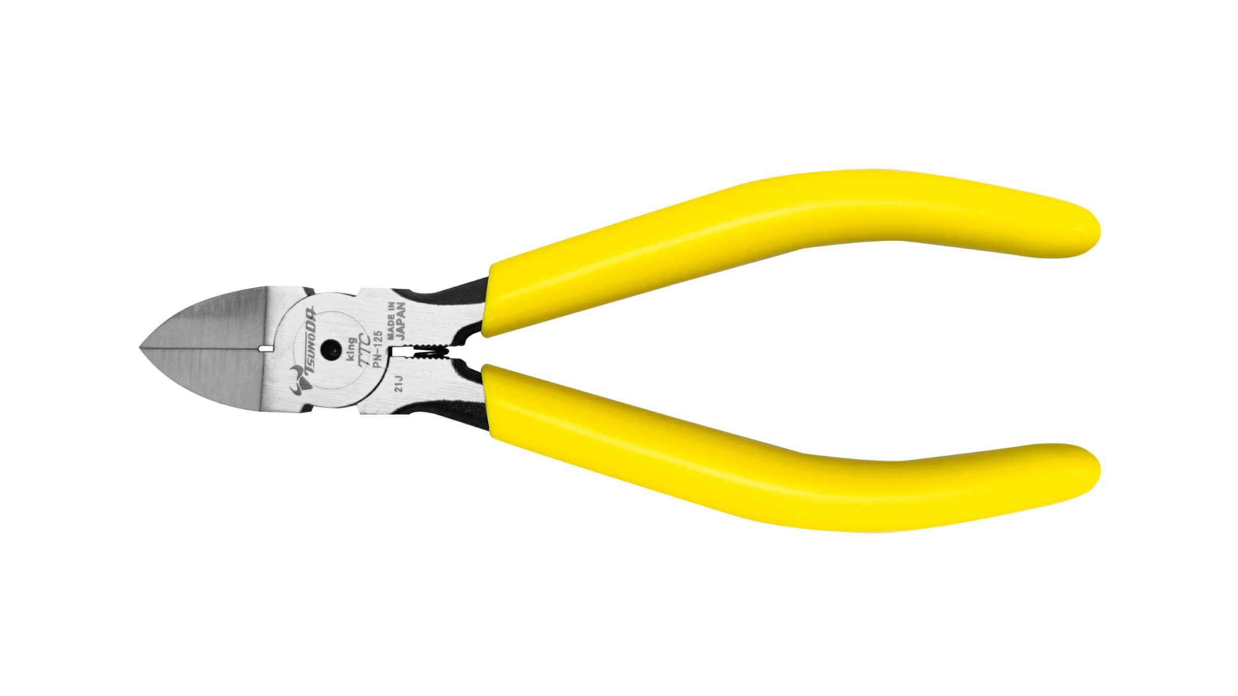 Tsunoda, PN-125, Diagonal Cutting Pliers for Plastic, 125mm