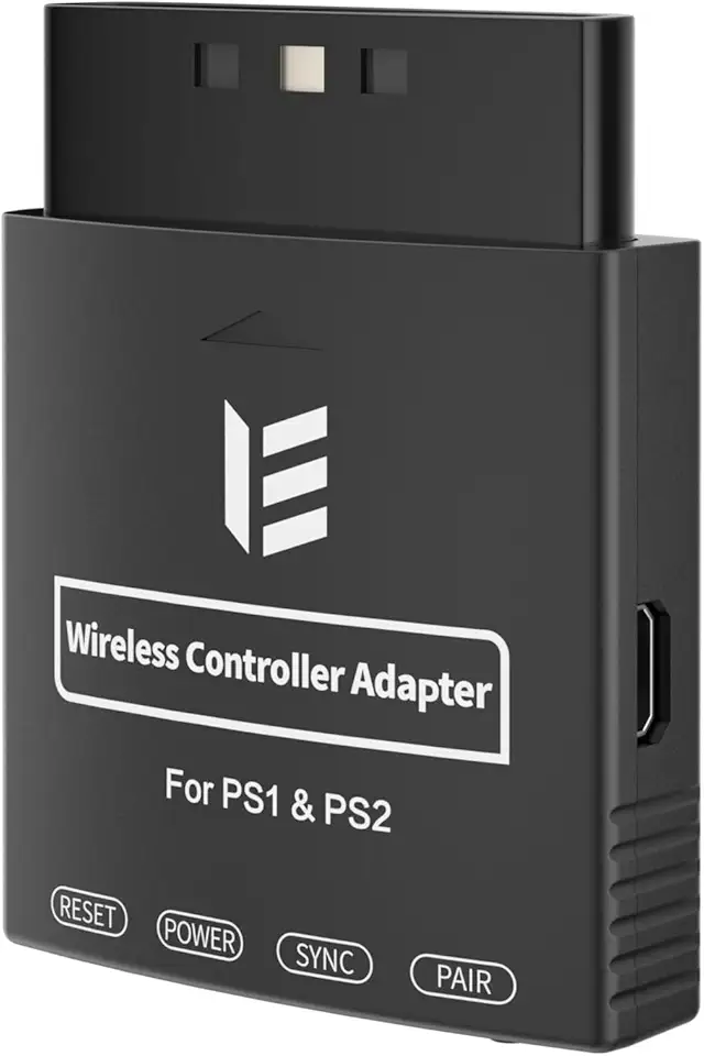 RGEEK Adaptador de controle sem fio para console PS1 PS2, compatível com PS4/PS5, Switch Pro, Xbox One S, Series X/S e 8Bitdo Controller