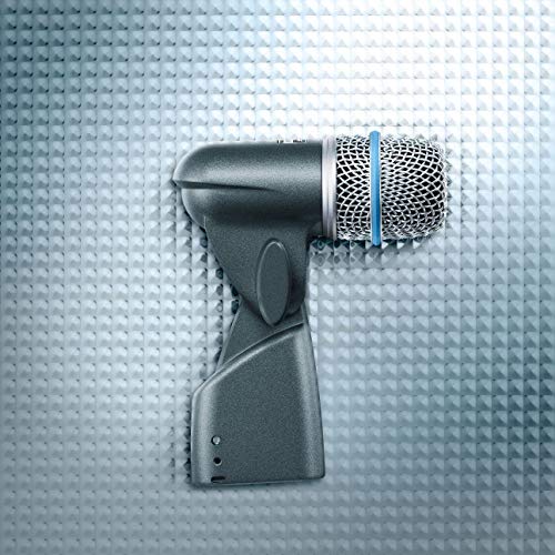 Shure Beta56A Super Cardioid Swivel-Mount Dynamic Microphone With High Output Neodymium Element For Vocal/Instrument Applications, Gray #TOP13