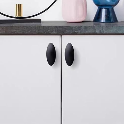 Miniatura 4 de Manija ovalada para puerta de gabinete, manija de puerta de aleación de zinc, manija de puerta y cajón de armario, manija de armario y accesorios de