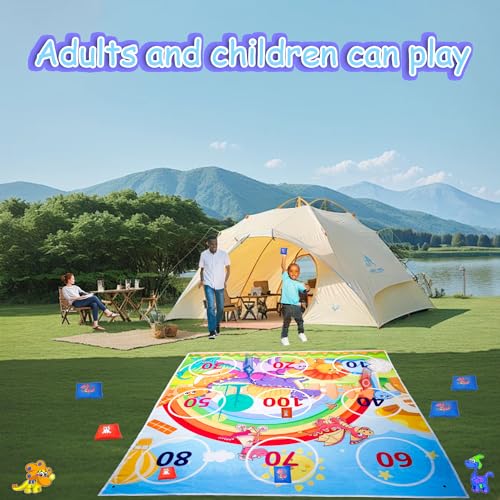 Jeu de lancer sûr pour enfants, jeux d'intérieur, jeux d'extérieur, jeux de pelouse, jeux de jardin - Idéal pour les enfants et les adultes à partir de 3 ans, cadeau pour garçons et filles – Image 7