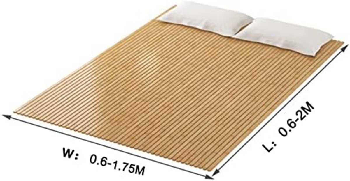 Doghe di supporto per letto in bambù arrotolabili, per supporto della vita e migliore qualità del sonno, materasso pieghevole per un sonno migliore, ricambio per doghe in legno