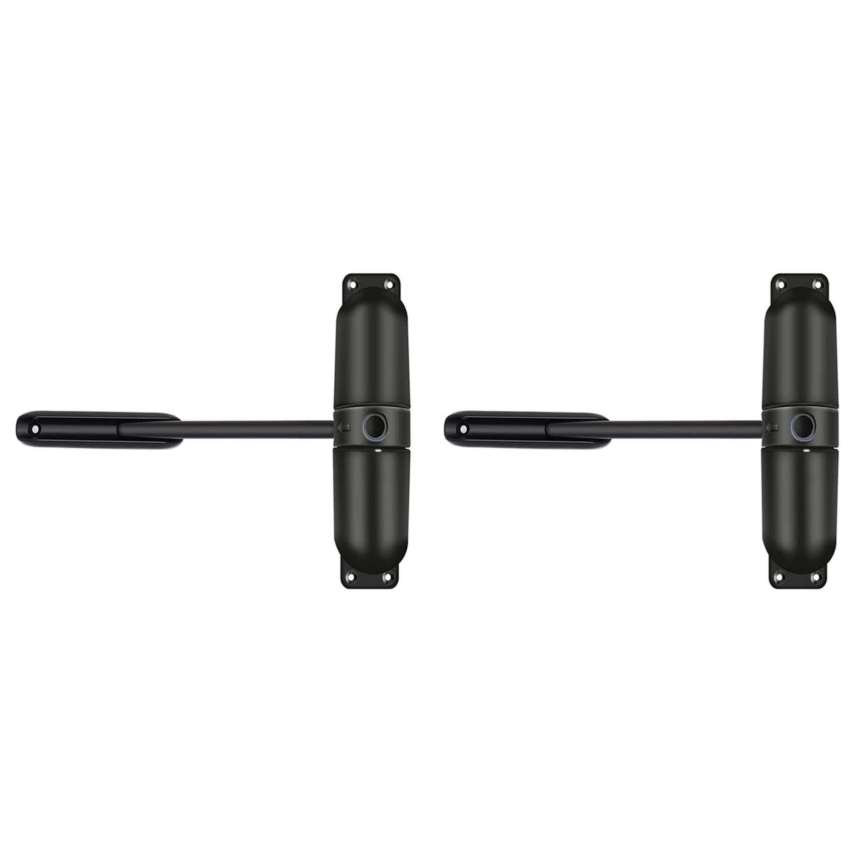 Jnchdghwa Black 2X Automatic Door Closer Safety Spring Door Closers,Adjustable Closing Door Hinge,Door Closer For Door Self Closing