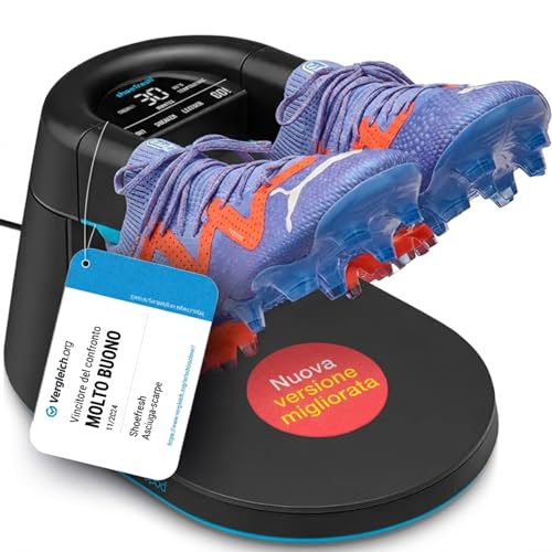 shoefresh │ Rinfresca e asciuga scarpe elettrico │ Asciuga stivali │ Asciuga scarponi da sci │ Disinfezione scarpe │ Asciuga guanti │ Scalda scarpe │ Asciugascarpe | Opod Nero