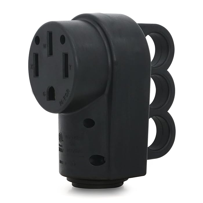 Buy Veepeak 50 Amp RV Receptacle Female Replacement Plug NEMA 1450R