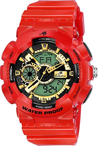 AB Collection Golden Model G-Style S-007SHOCK Watch - for Mens (Red) (B08ZRTHHVF) Amazon Price History, Amazon Price Tracker