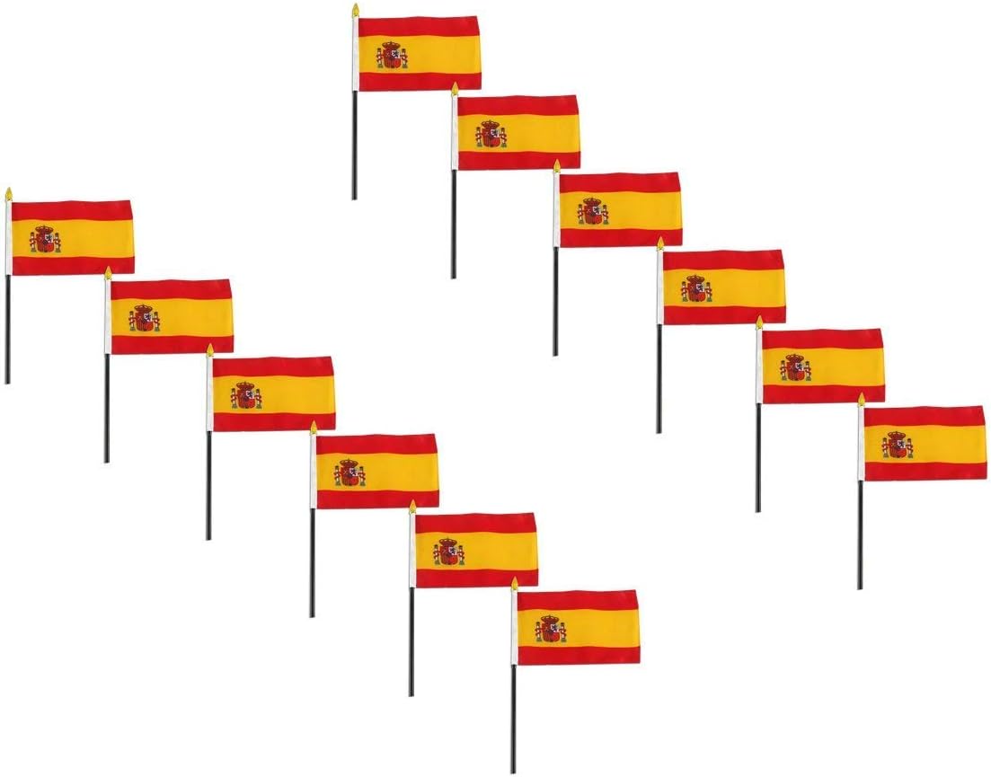 Spain Flag 4 x 6 inch - 12 PK