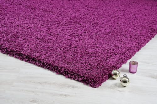 Image of zia carpets Cozy Soft Shaggy Non Slip Carpet for Home Decor Aesthetic Rugs with 2.5 inch Thikness Size 4x6 feet