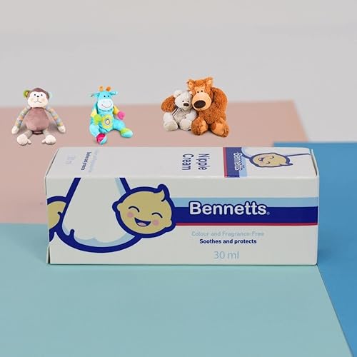 Miniatura 4 de Bennetts Crema para pezones - Crema hidratante y calmante para madres embarazadas y lactantes, 1.0 fl oz