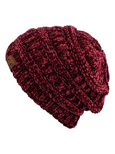 Image of C.C Exclusives Cable Knit Beanie - Thick, Soft & Warm Chunky Beanie Hats (HAT-20A)(HAT-30)(HAT-730) (YJ-816) (HAT-80)