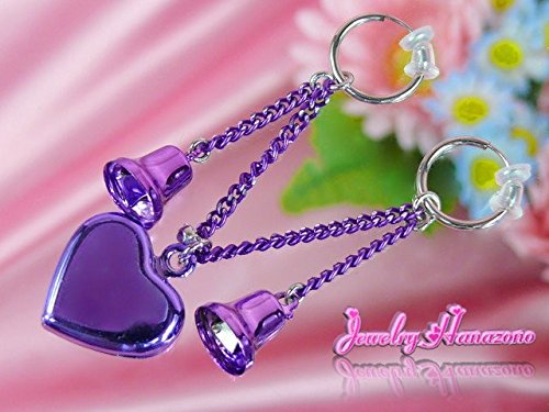 Amazon.co.jp: 【Jewelry Hanazono】ラビアチェーン ハート鈴&ベル