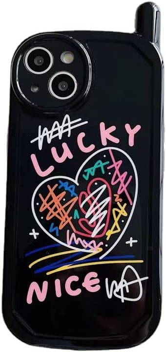 Funda estética para teléfono Y2k Anime para mujer, compatible con iPhone 14 Pro Max (A, iPhone 13)