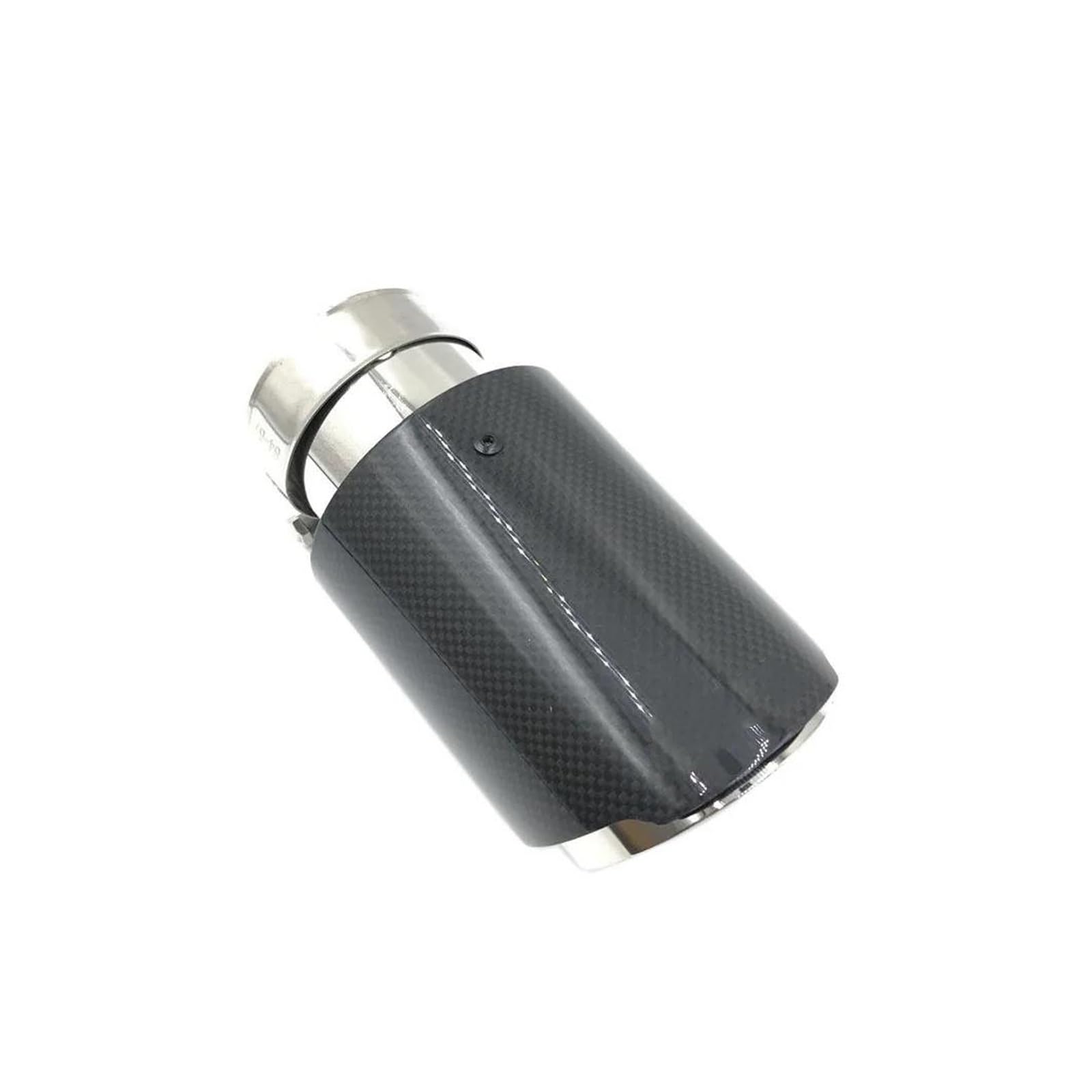 Tuyaux D'échappement Pour Vw Pour Golf 7 Pour Golf 6 1 Pièce Brillant Carbone Argent Acier Inoxydable Système D'échappement Voiture Silencieux Pointe Queue Tuyaux Embout Échappement