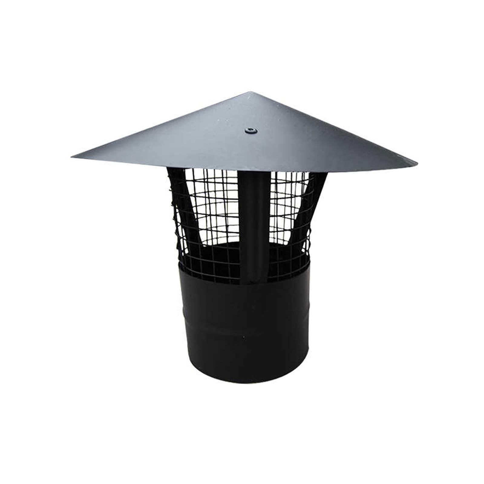 Sombrerete para chimenea exterior de acero inoxidable 304 con sfiato para tejado cónico 30x30