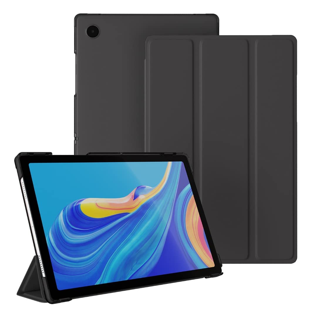 ProElite Smart Flip Case Cover for Samsung Galaxy Tab A8 10.5" SM-X200/ SM-X205/ SM-X207 Translucent Back with Stylus Pen, Black — Amazon image 6