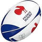 Gilbert Rugbyball 2020 Frankreich Supporter [Weiß/Blau] Größe 5