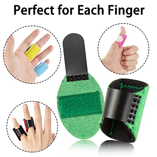 Ponpon 8Pcs Finger Splint Adjustable Trigger Finger Splints Finger Brace Index Finger For Broken Finger, Arthritis, Injured Finger #TOP2