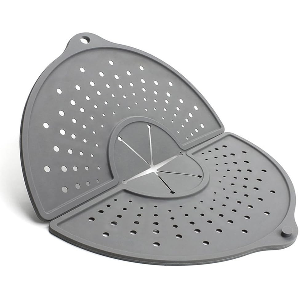 CTRLZS Silicone Splatter Screen for 10, 11 and 12 Inch Frying Pan Multi-Use Grease Splatter Guard