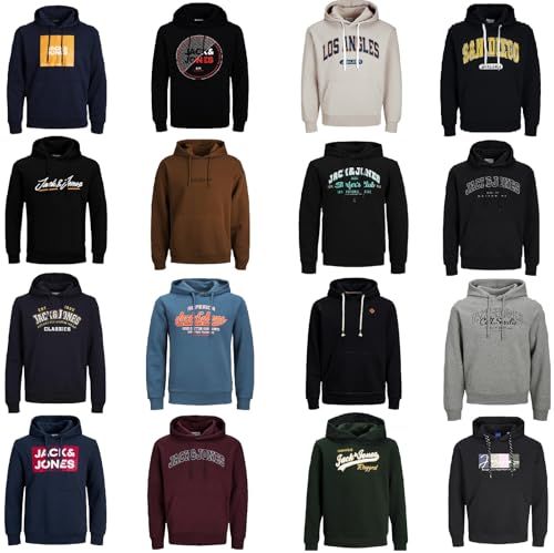 JACK & JONES Kapuzenpullover 3er Mix Pack Hoodie Fugu18 Sweat Shirt Herren...