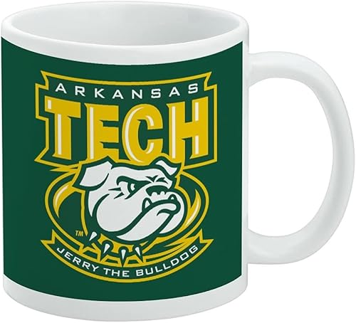 Vista 106 de Taza de cerámica con el logotipo principal de la Universidad de St. John, taza de regalo novedosa para café, té y bebidas calientes, 11oz, blanca