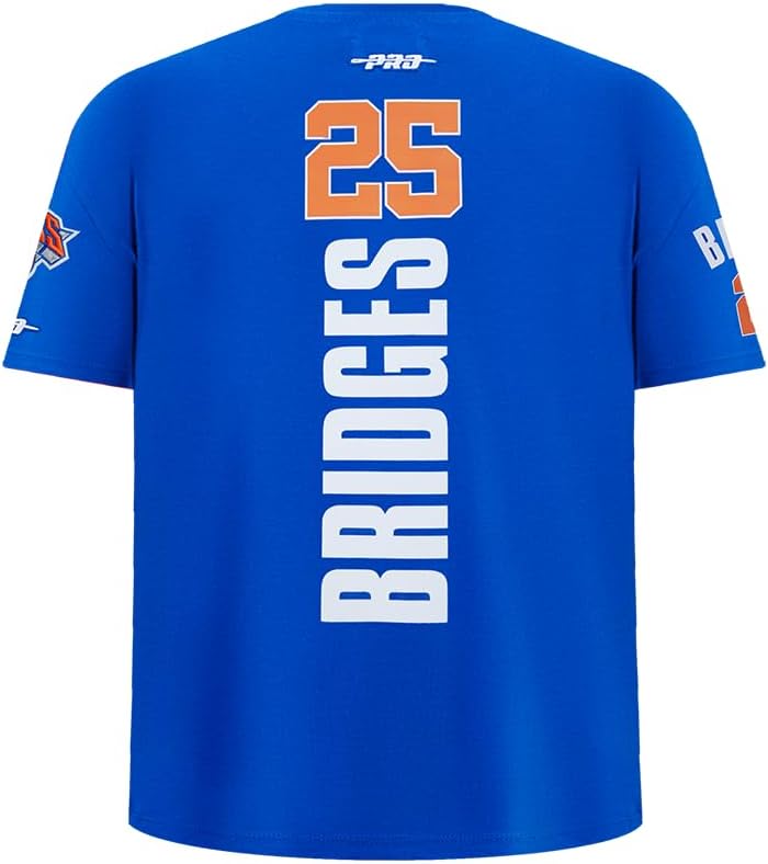 Pro Standard Big Boys NBA New York Knicks Mikal Bridges #25 Classic Player Short Sleeve Tee Royal Blue M - Image 2