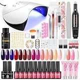 Alta saturazione del colore: I gel sono realizzati in resina naturale, ognuno dei colori gel è altamente pigmentato e si applica facilmente sulle unghie per ottenere una finitura professionale ed elegante.