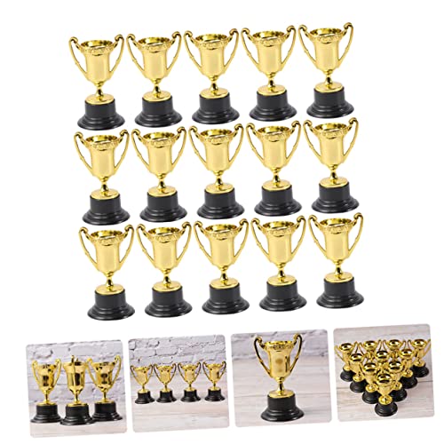 ibasenice 60 Pçs Troféu Decoração Halloween Miniaturas Medalhas De Futebol Prêmio Modelo Troféu Beis