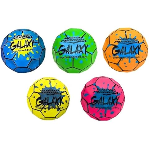 Wave Runner Galaxy Bounce Ball - Revolutionary Water Balls for Pool and Beach Fun, Ultimate Skipping and Bouncing Ball Pool Toy, Endless Summer Fun for Teens, Boys, Girls (2 Ball) Cover