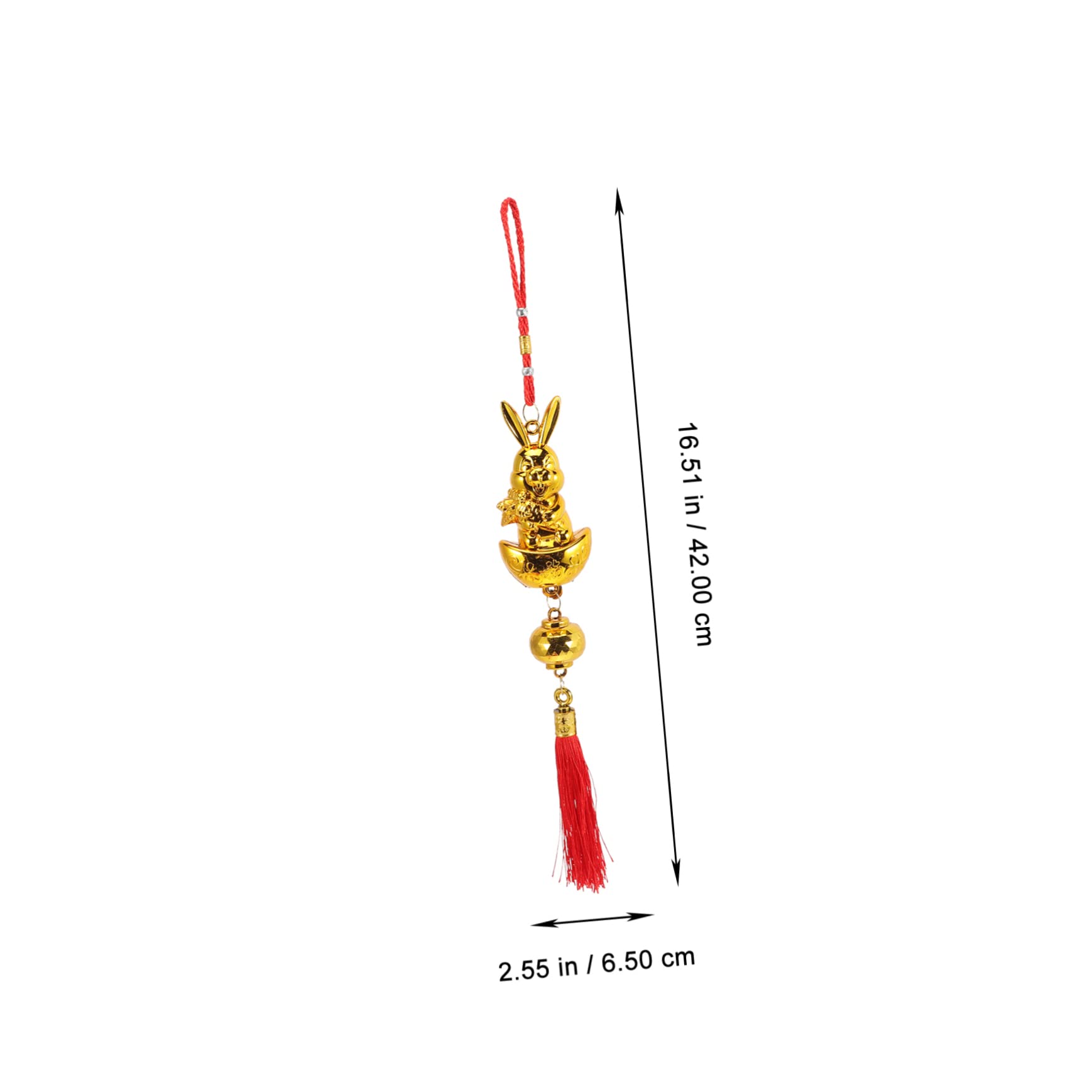 TOPBATHY 12stücke Teiliges Chinesischer Zodiak Hase Hängeornamente Frühlingsfest Dekoration Für Pflanzen Fenster Und Premium Qualität Für Festliche Anlässe