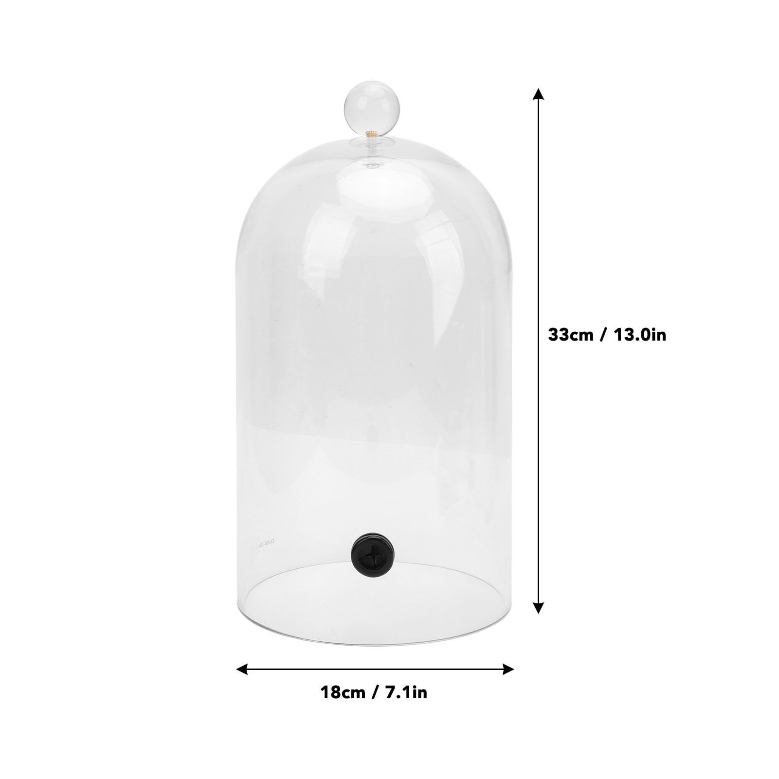 Ejoyous Cloche para Fumar Acrílico Transparente Cóctel Fumador Tapa de Cúpula con Puerto de Goma Cloche Transparente para Fumar para Alimentos Bebidas Exhibición de Postres en Cocina Bar Restaurante