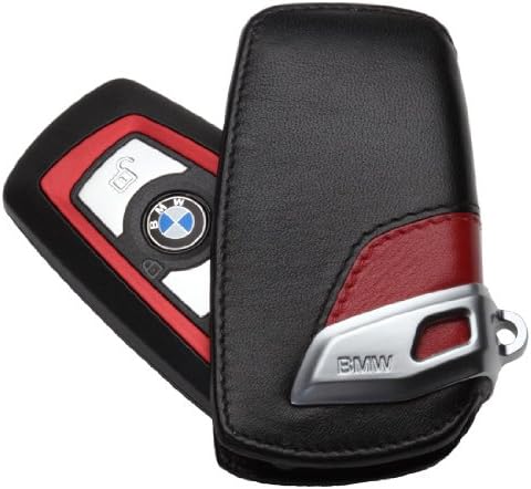 Original BMW Schlüsseletui M-Sport-Line schwarz/rot Passend für 