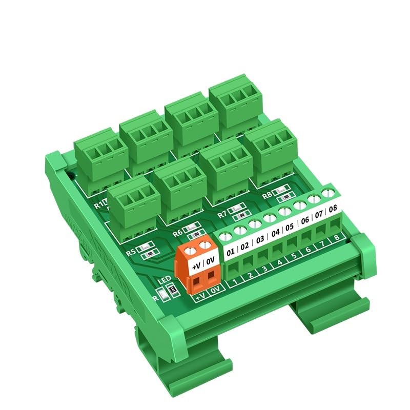 Evita fallos de cableado con el bloque de terminales de resorte para sensores PNP de 8 bits