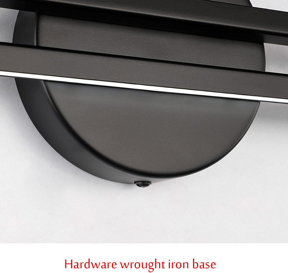 21/30 Inch LED Modern Bathroom Vanity Light Fixtures Matte Black Room Wall Lamp Lights Modern Wall Sconce for Stairway Bedroom Hallway Porch Living Room,WarmLight-16W/76cm