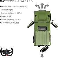 Vista 6 de RASTAR Land Rover Defender RC Car, 1/14 Land Rover modelo de juguete a control remoto, regalos para papá
