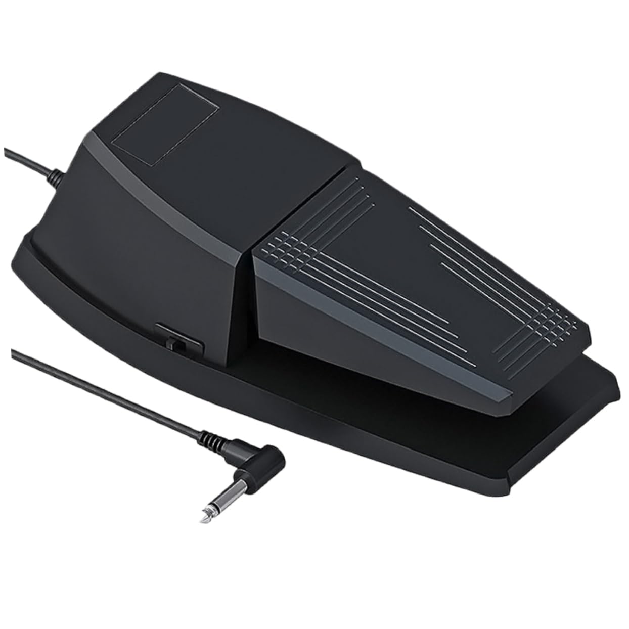 Pedale Sustain per Pianoforte Nero in Gomma Abs Resistente | Tastiera Midi e Sintetizzatore, Accessorio per Strumenti Digitali, Formato