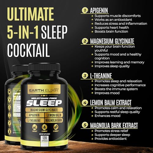 Earth Elixir Melatonin-Free Sleep Aid