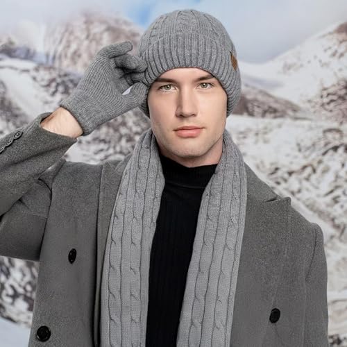 Bufanda, gorro y guantes térmicos antiviento para esquí y nieve 4