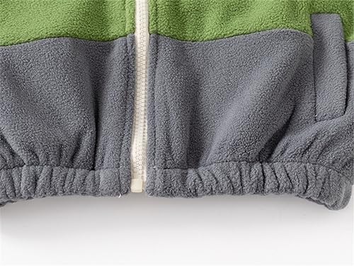 Little Boys Long Sleeve Spring Fall Winter Outerwear Coat Fleece Zipper Jacket Pocket Coat4