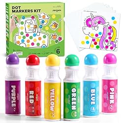 Large dot markers for children