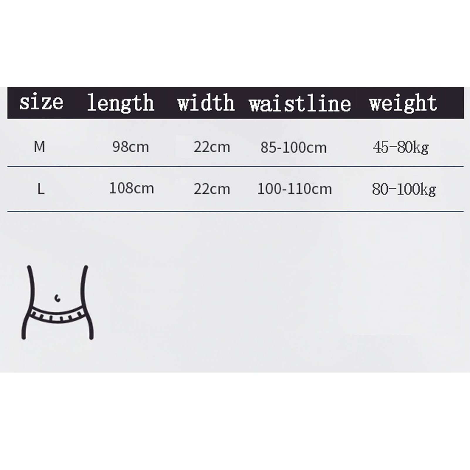 Soporte de Espalda para Hombres y Mujeres Cintura Transpirable Cinturón de Soporte Lumbar para ciática, Hernia de Disco, Levantamiento Pesado, con Correas Ajustables Dobles (M/Medio) ()