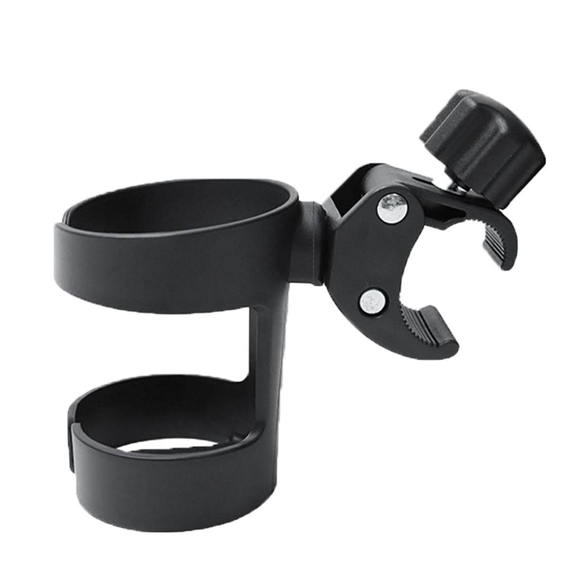 Stroller Cup Holder 360 Rotatable Drink Holder Universal Stable Mount Compatible with Stroller Wheelchair Bike Walker for Parents Baby Outdoor Travel Daily Shopping Use