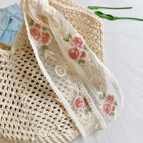 Bolsa Tote de Crochet para Mujer miniatura 4