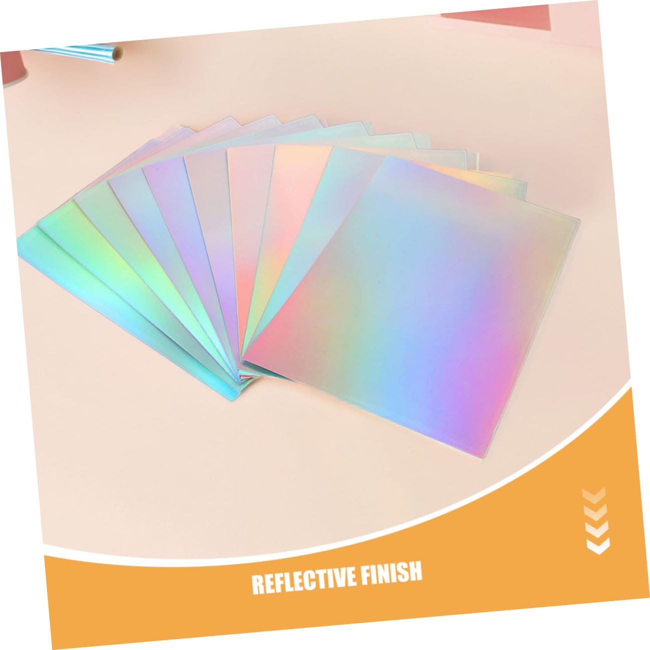 Cartoncino Specchiato Metallizzato A4 60 Pezzi per Bambini | Fogli Iridescenti per Bricolage, Adatti a Progetti Creativi e Biglietti, Formato A4