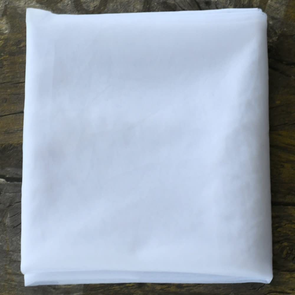 Ślub Zroszony welon slubny Perły Welony ślubne bez grzebienia Akcesoria ślubne Welon panny młodej Ślub z brokatem (Color : White)