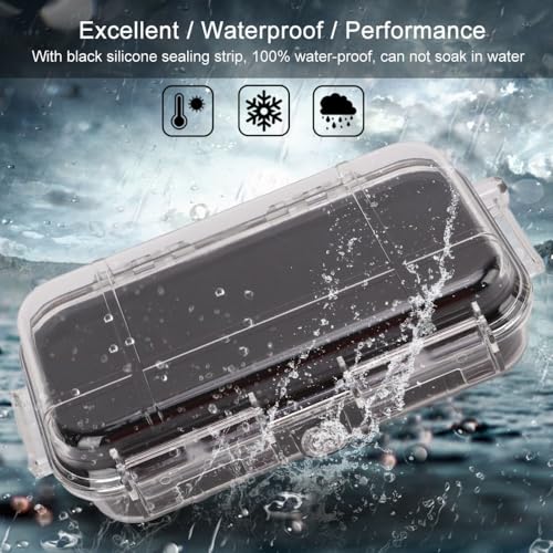 Caja seca impermeable ABS/TPE resistente a impactos con flotación para pescador y actividades al aire libre (L) miniatura 6