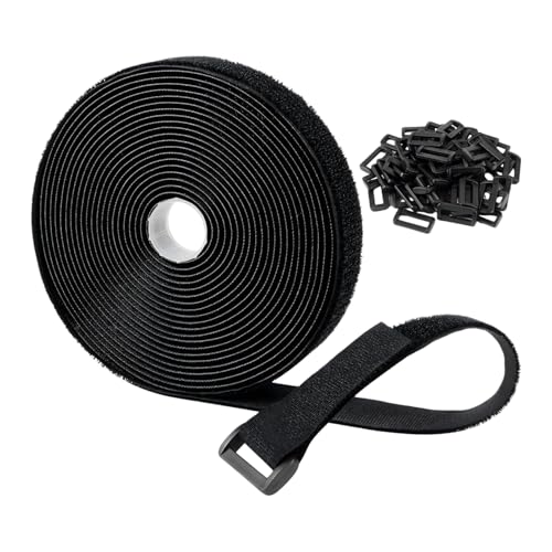 Cinta de gancho y bucle autoadhesiva de nylon: correa ajustable para interior y exterior 2