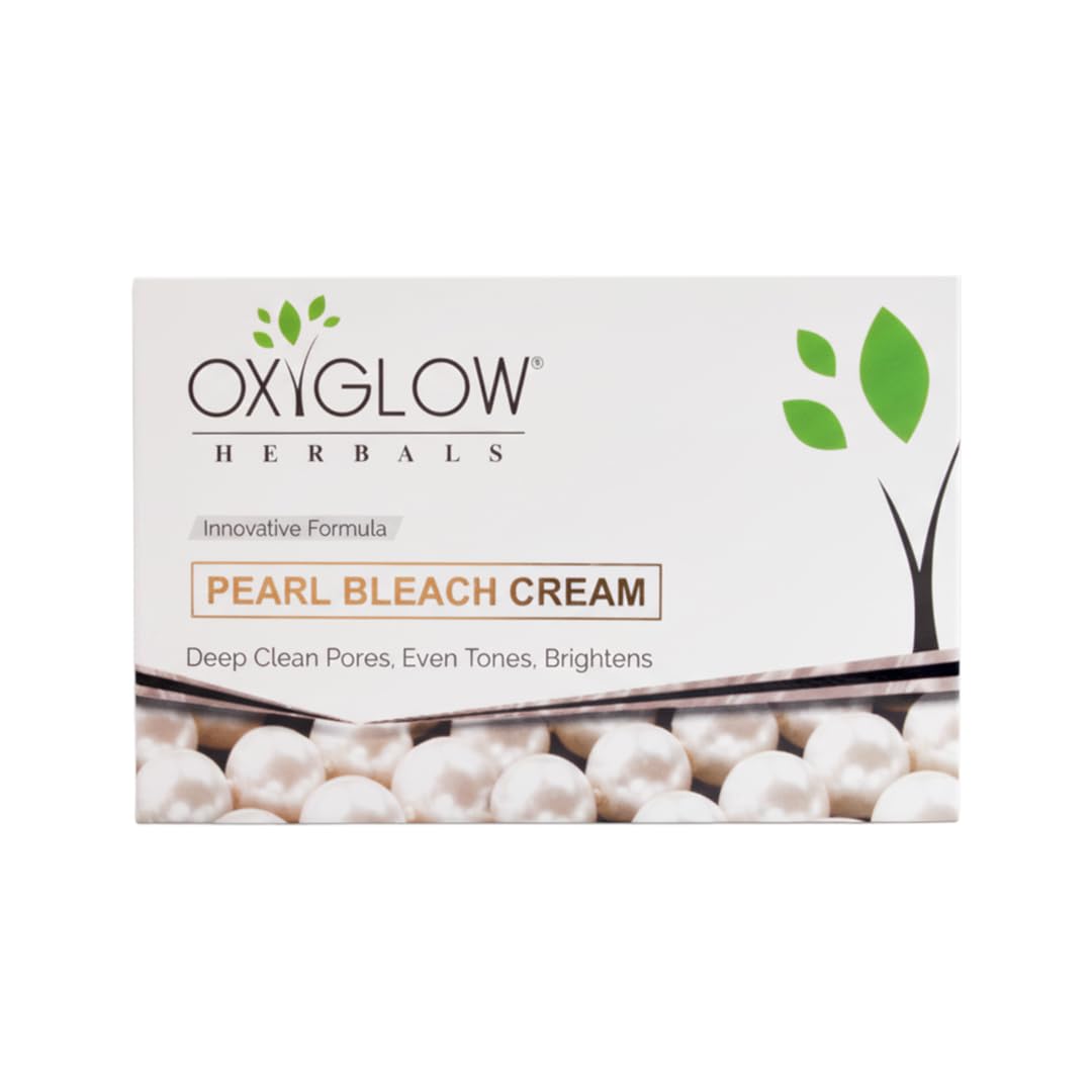 OxyGlow Herbals Bleach Cream Pearl Innovative Formula|Deeply Cleanses the skin| Brightens & Whitens|Evens out the Skin Tone 300Gram-image-7