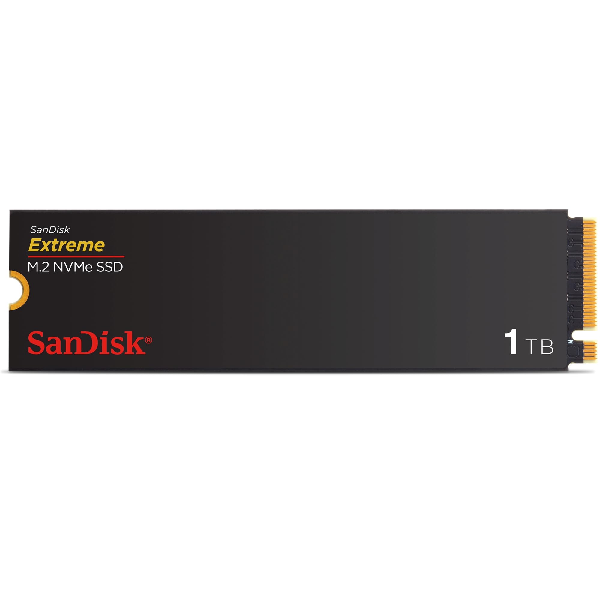 SanDisk Extreme 1TB M.2 NVMe SSD, Internal SSD, PCIe Gen4, up to 5150 MB/s read speeds, M.2 2280, nCache Technologie, 5 Year Warranty