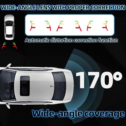 Image of MITZONE Rear View Backup Camera for Car Compatible with 2013 2014 2015 Ford Explorer Truck Pickup Parking Asist Camera 1080P HD 120-170 Wide-Angle Coverage GJ5T-19G490-AD