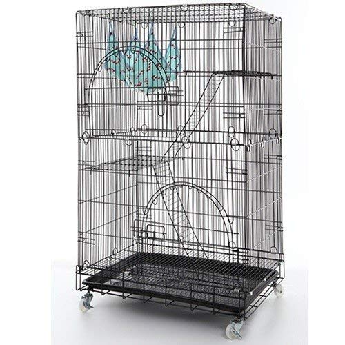 猫ケージ ペットケージ 2段室内3段 組み立て簡単 Amazon.co.jp: 猫 ケージ 2段 室内3段 ペットケージ 折りたたみ式